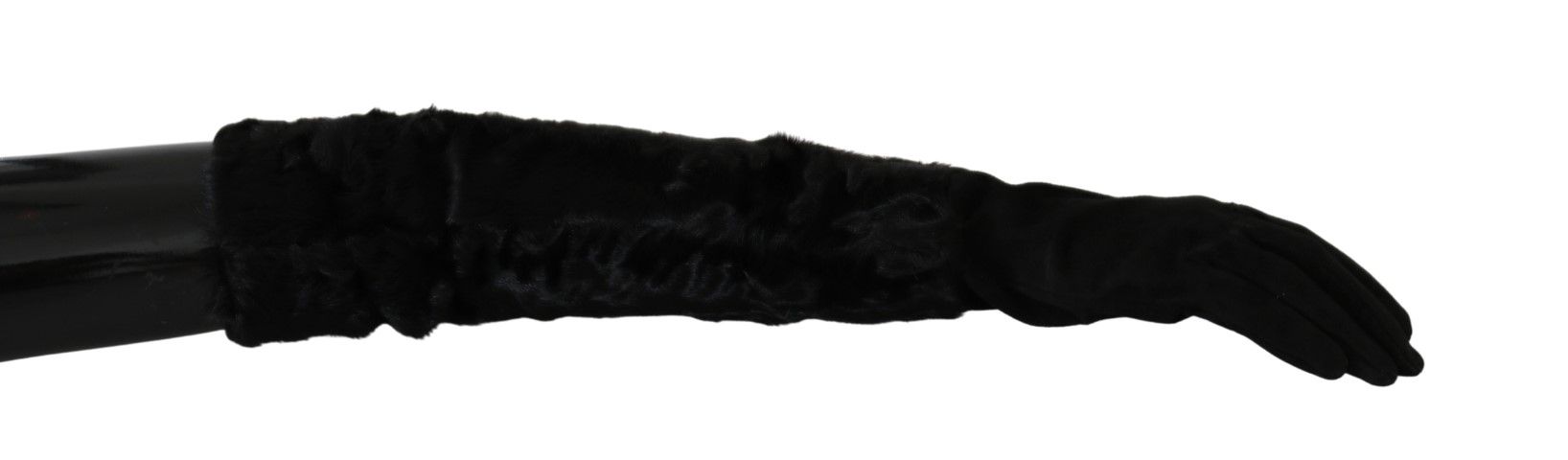 Dolce & Gabbana Elegante, ellenbogenlange Wildlederhandschuhe