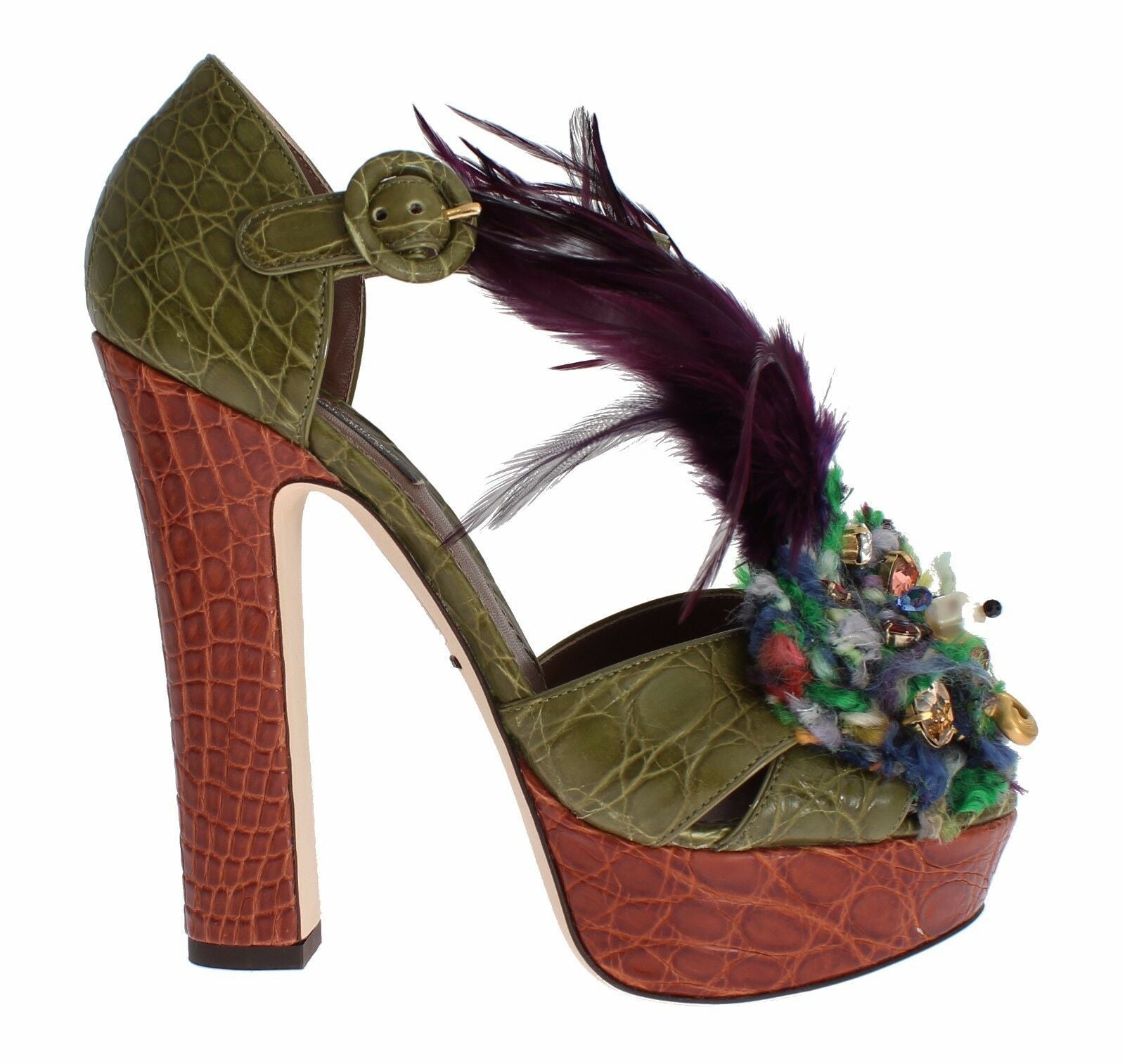 Dolce & Gabbana – Sandalen mit verzaubertem Knöchelriemen und Kristallen