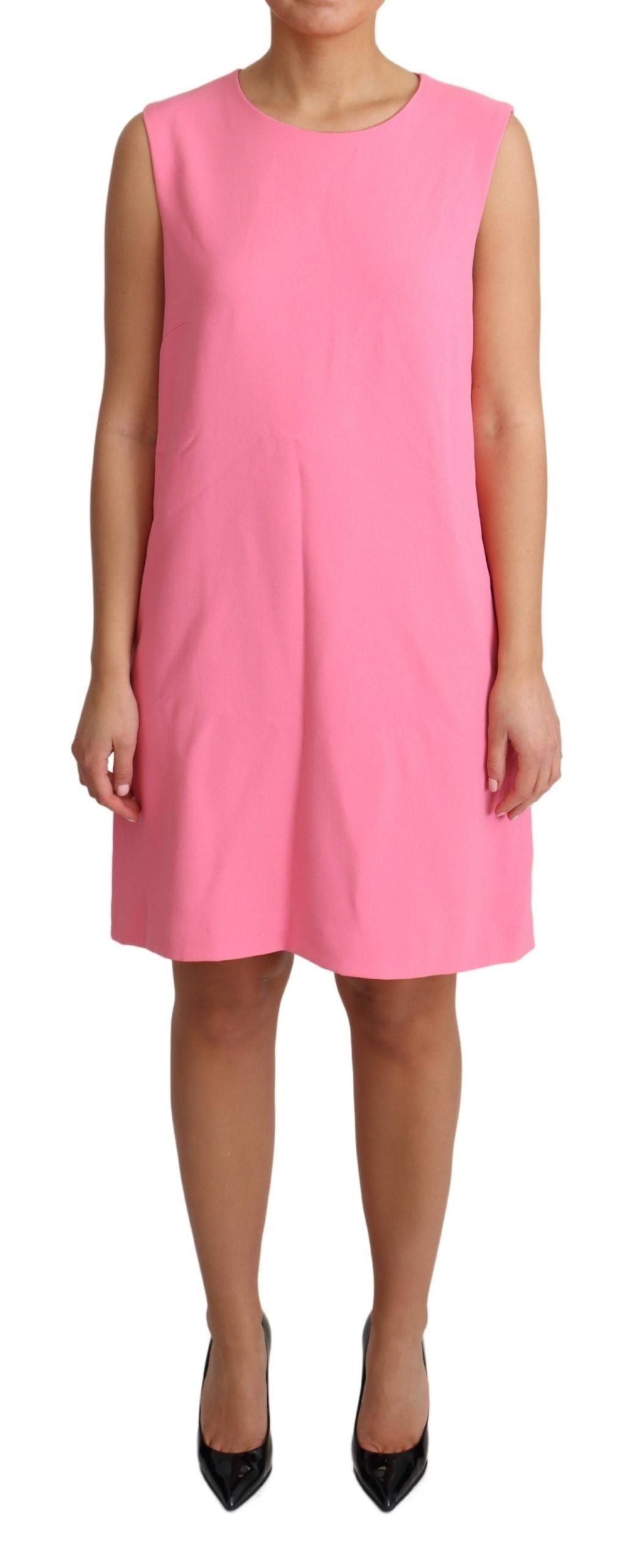 Dolce & Gabbana – Elegantes, knielanges Etuikleid in Rosa