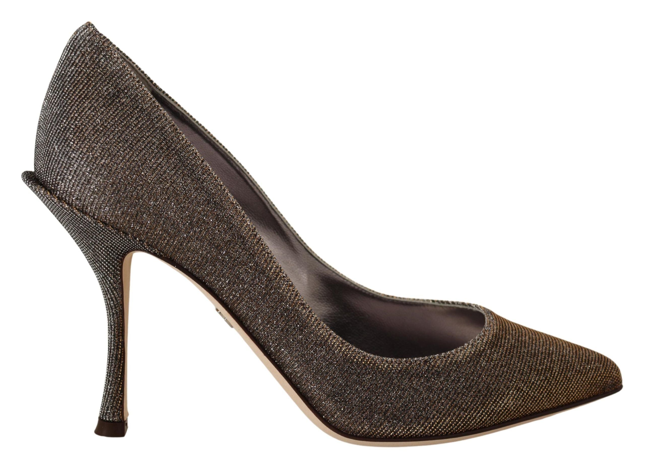 Dolce & Gabbana Elegante Silber Heels Pumps Klassisch