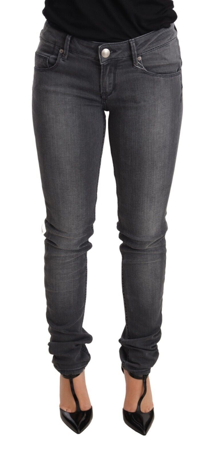 Chic Acht Skinny-Jeans mit niedriger Taille