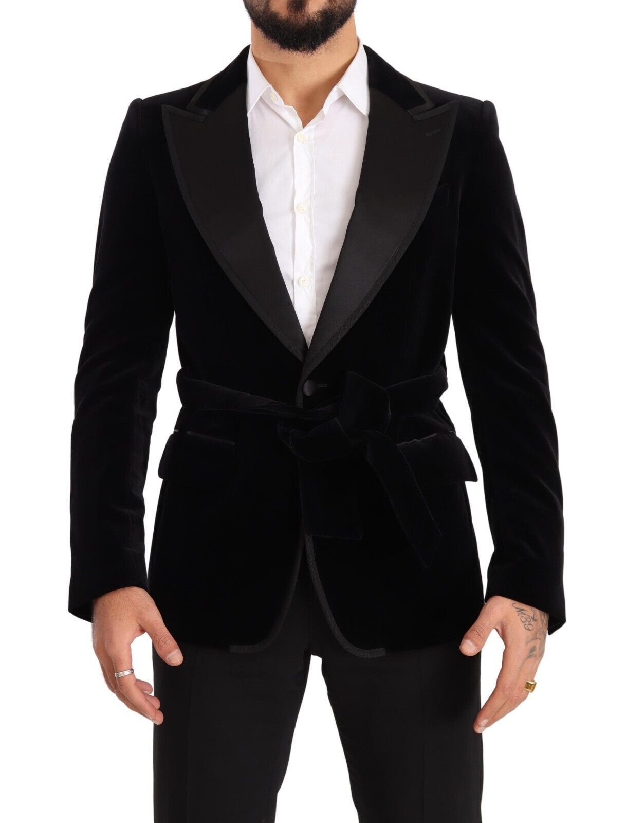 Dolce & Gabbana Eleganter einreihiger Samtblazer