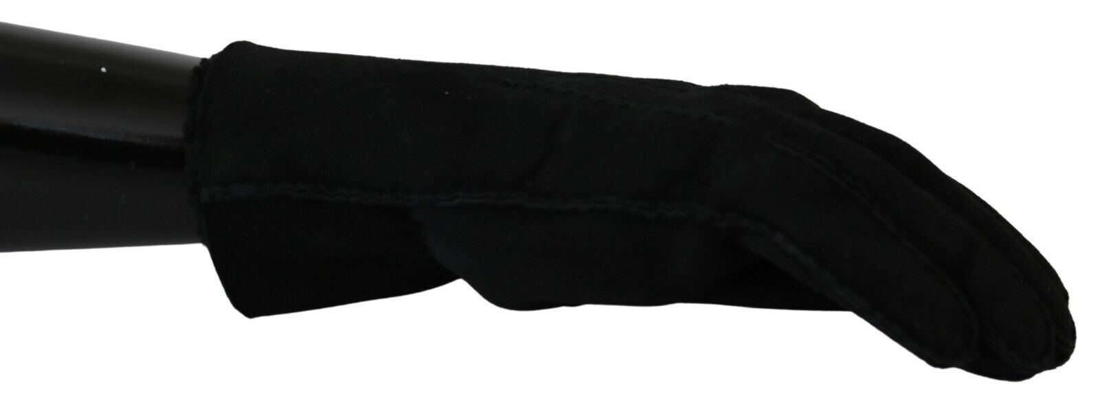 Dolce & Gabbana Elegante schwarze Bikerhandschuhe aus Leder