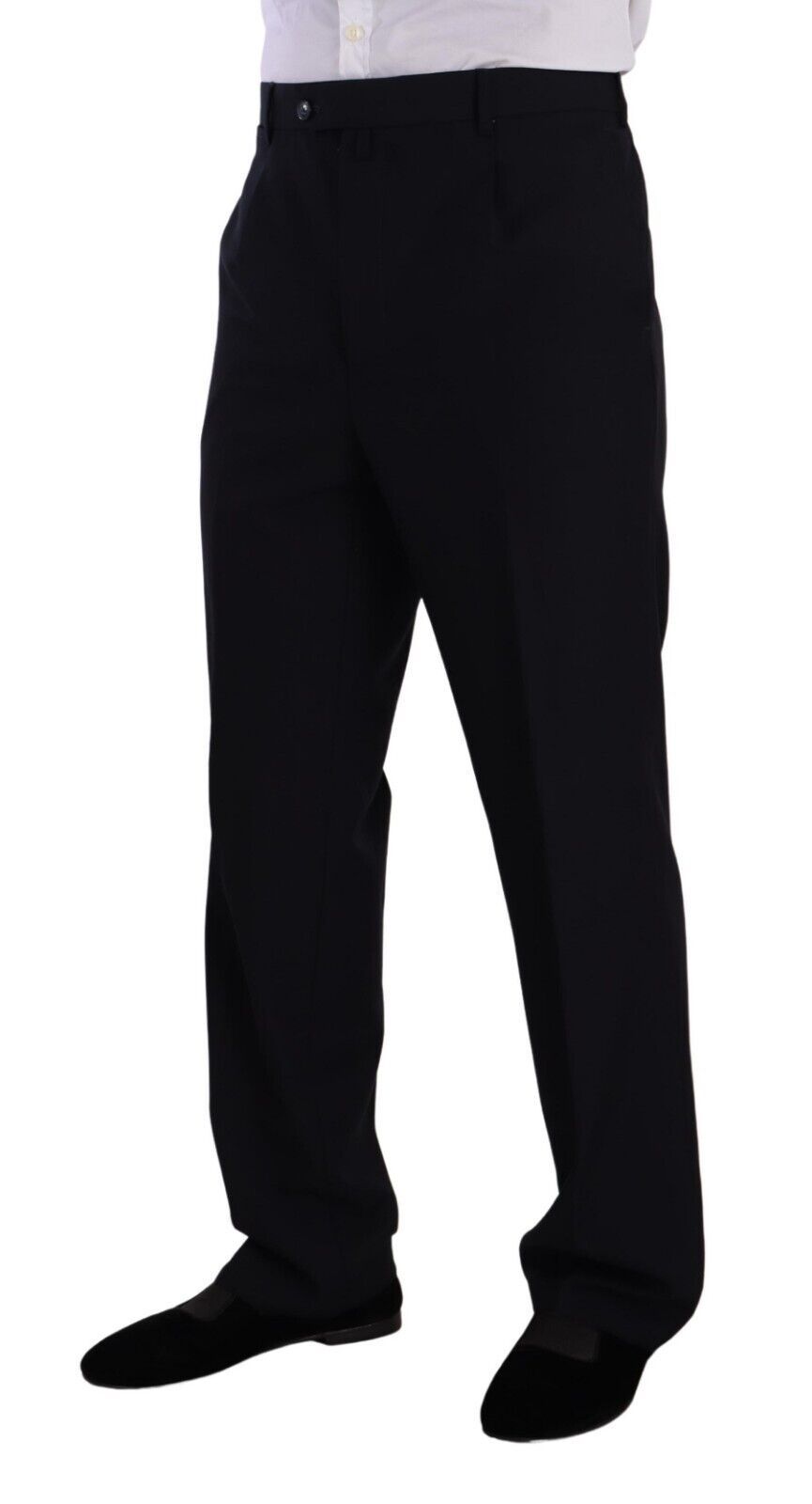 Domenico Tagliente Blue Polyester Single Breasted Formal Suit