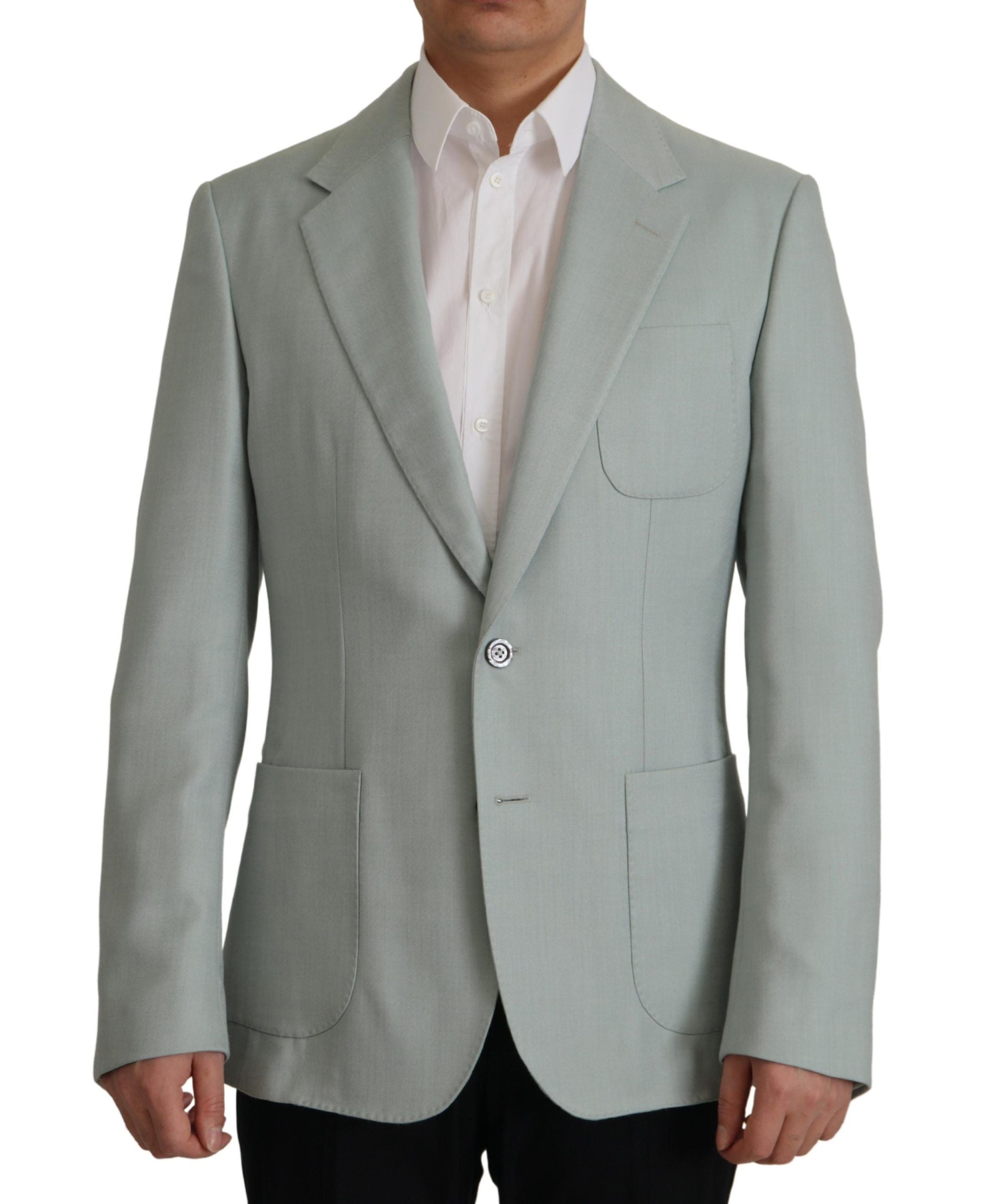 Dolce & Gabbana Elegante Slim Fit Blazerjacke aus Kaschmirseide