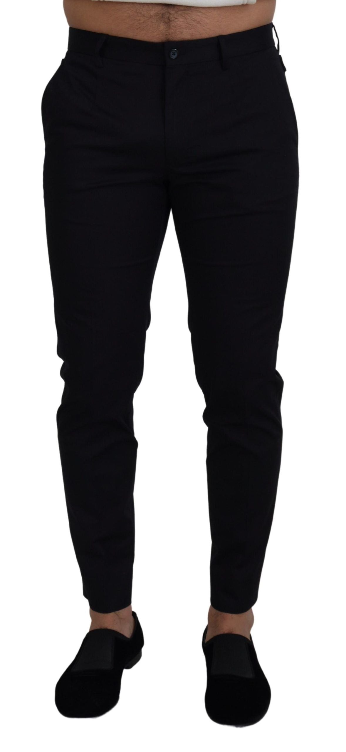 Dolce & Gabbana Elegante Slim Fit Chinos Anzughose