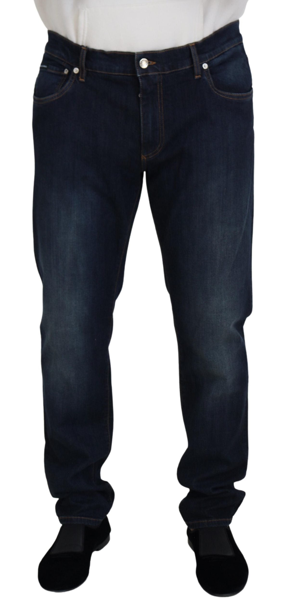 Dolce & Gabbana Elegante blaue Jeanshose