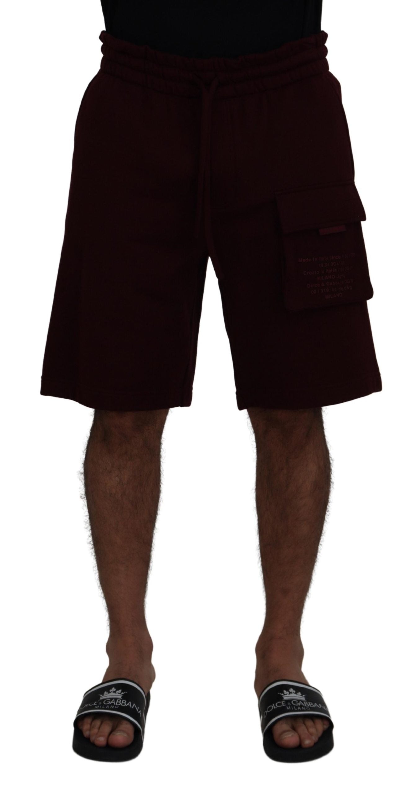 Dolce & Gabbana – Elegante, kastanienbraune Shorts