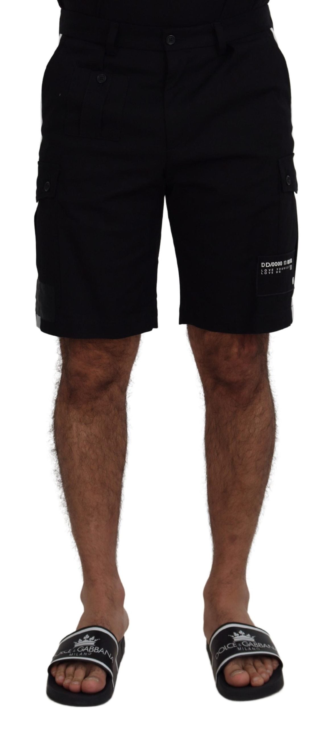 Dolce & Gabbana Elegante MainLine Schwarze Shorts