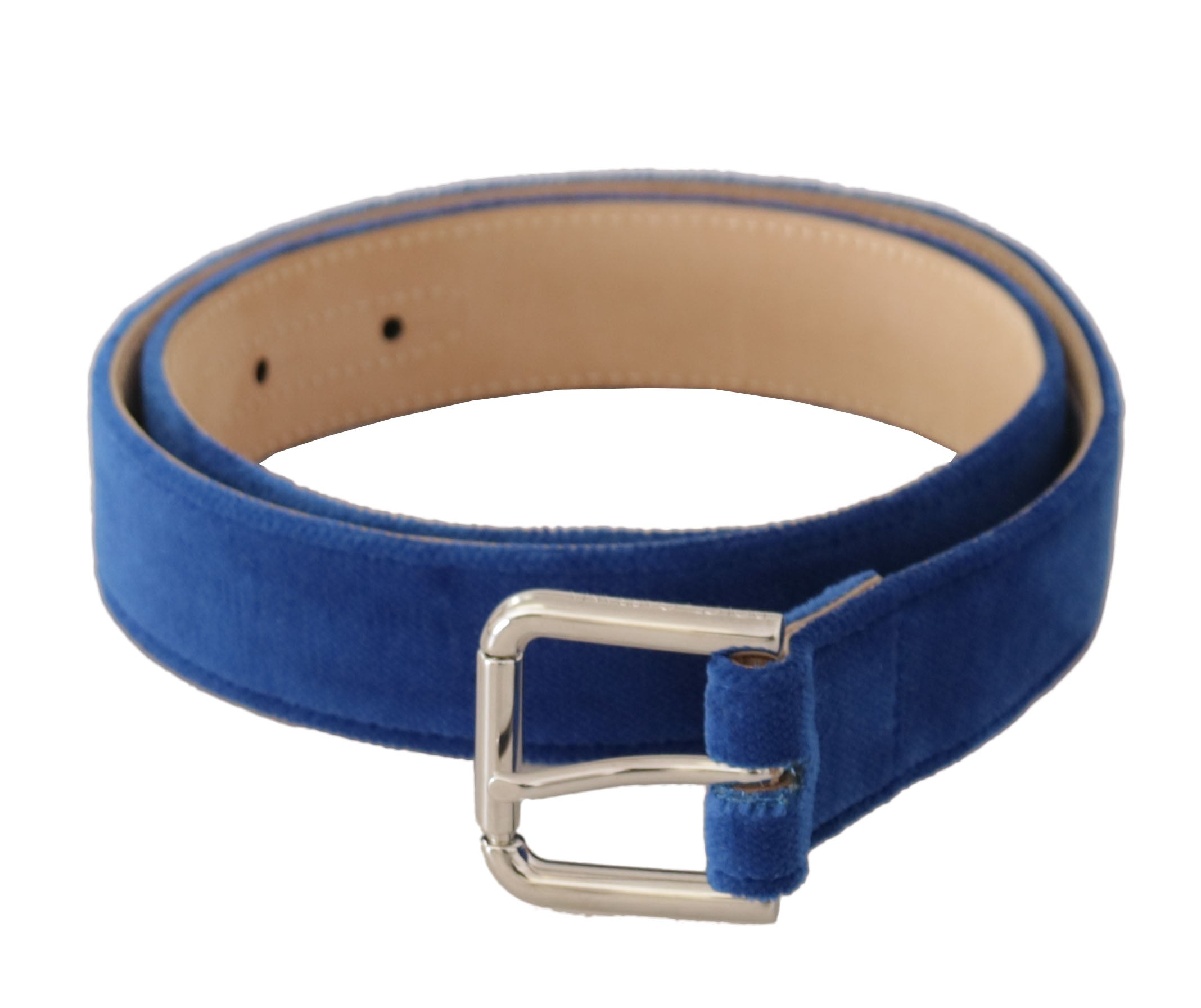 Dolce & Gabbana Eleganter Samtgürtel mit Metalllogo