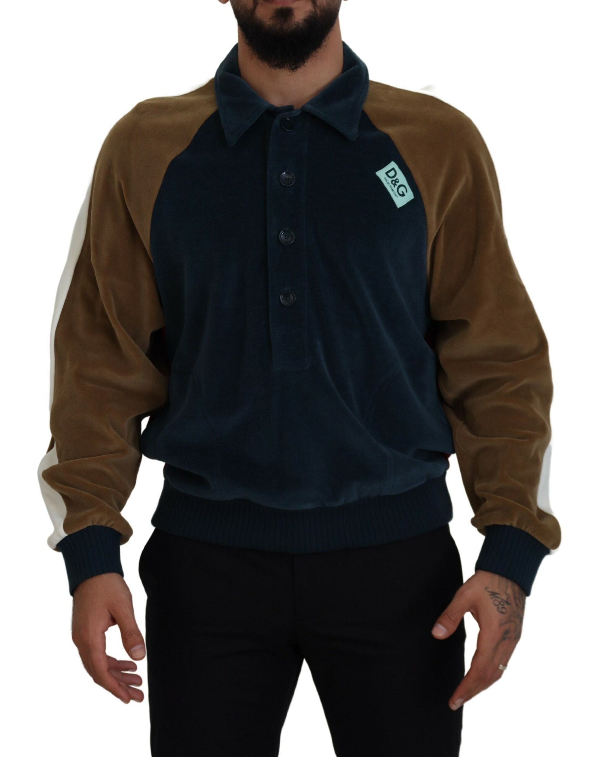 Dolce & Gabbana Exquisiter mehrfarbiger Pullover