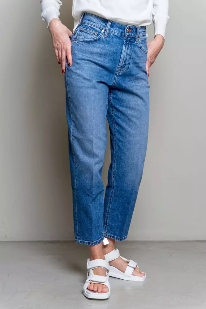 Don The Fuller Blue Cotton Women Jeans