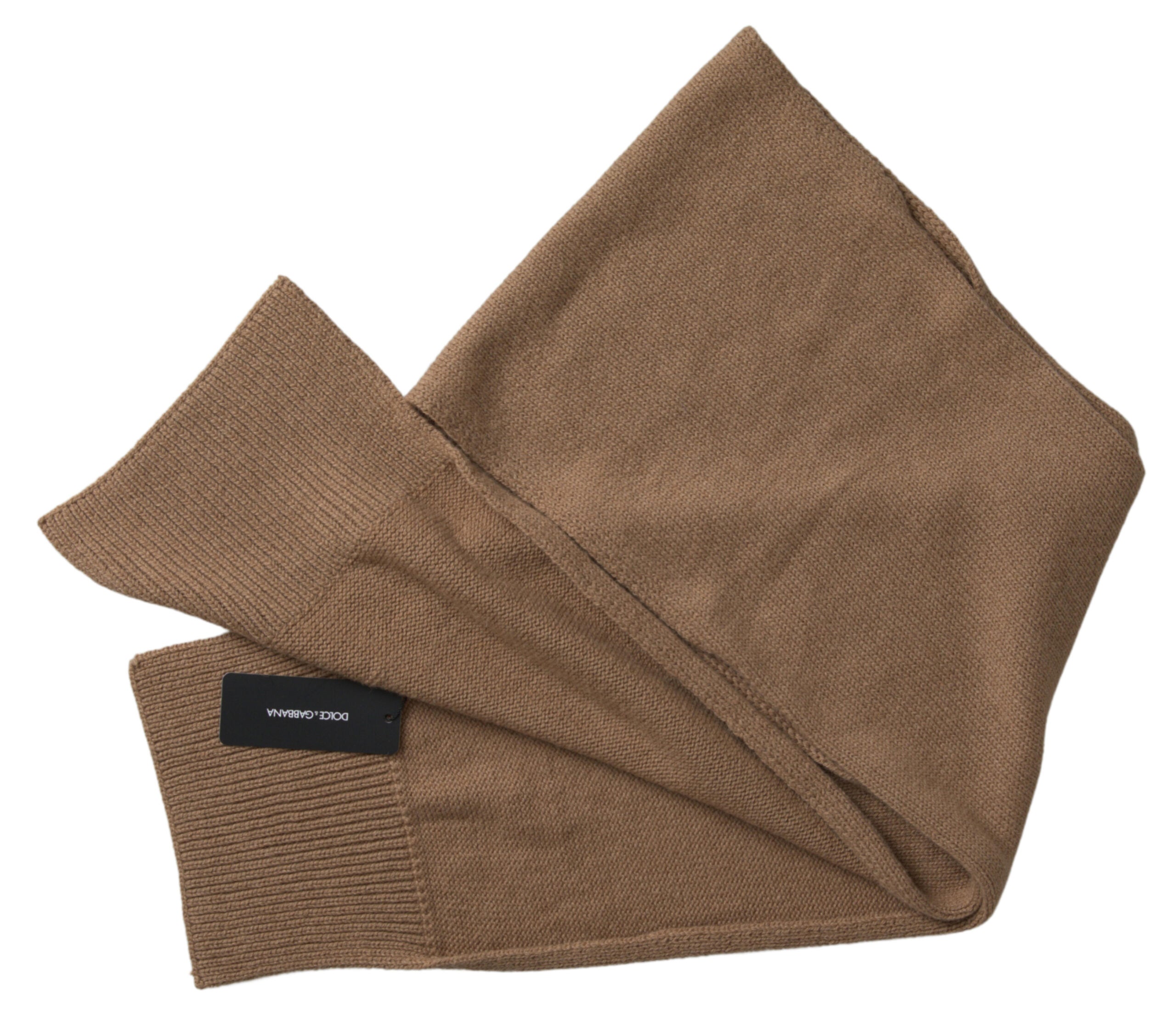 Dolce & Gabbana Eleganter Kamelbrauner Damenschal
