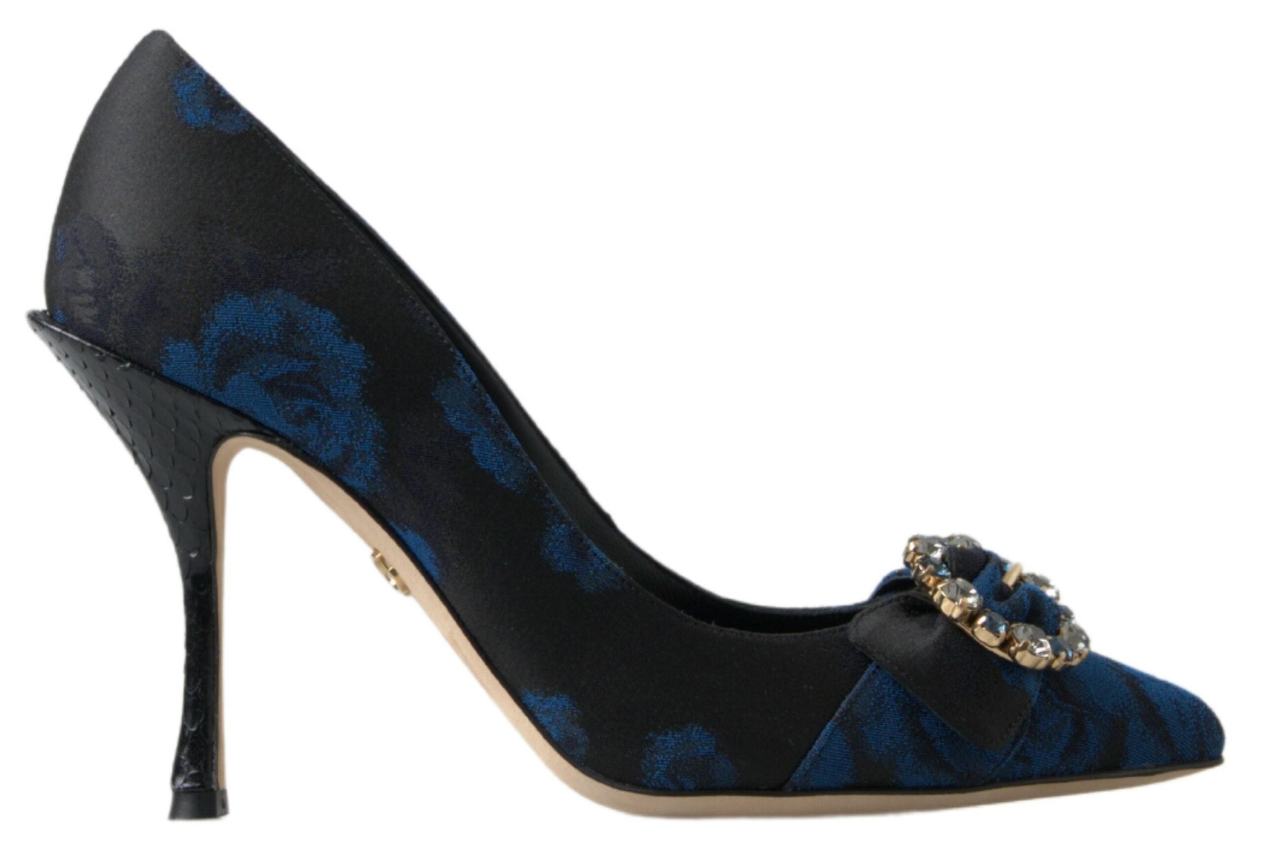 Dolce & Gabbana Elegante Pumps mit blauen Kristallen