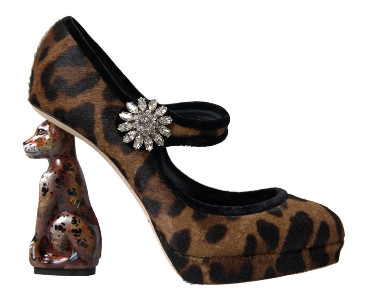 Dolce & Gabbana Elegante Pumps mit Leopardenmuster für schicke Eleganz