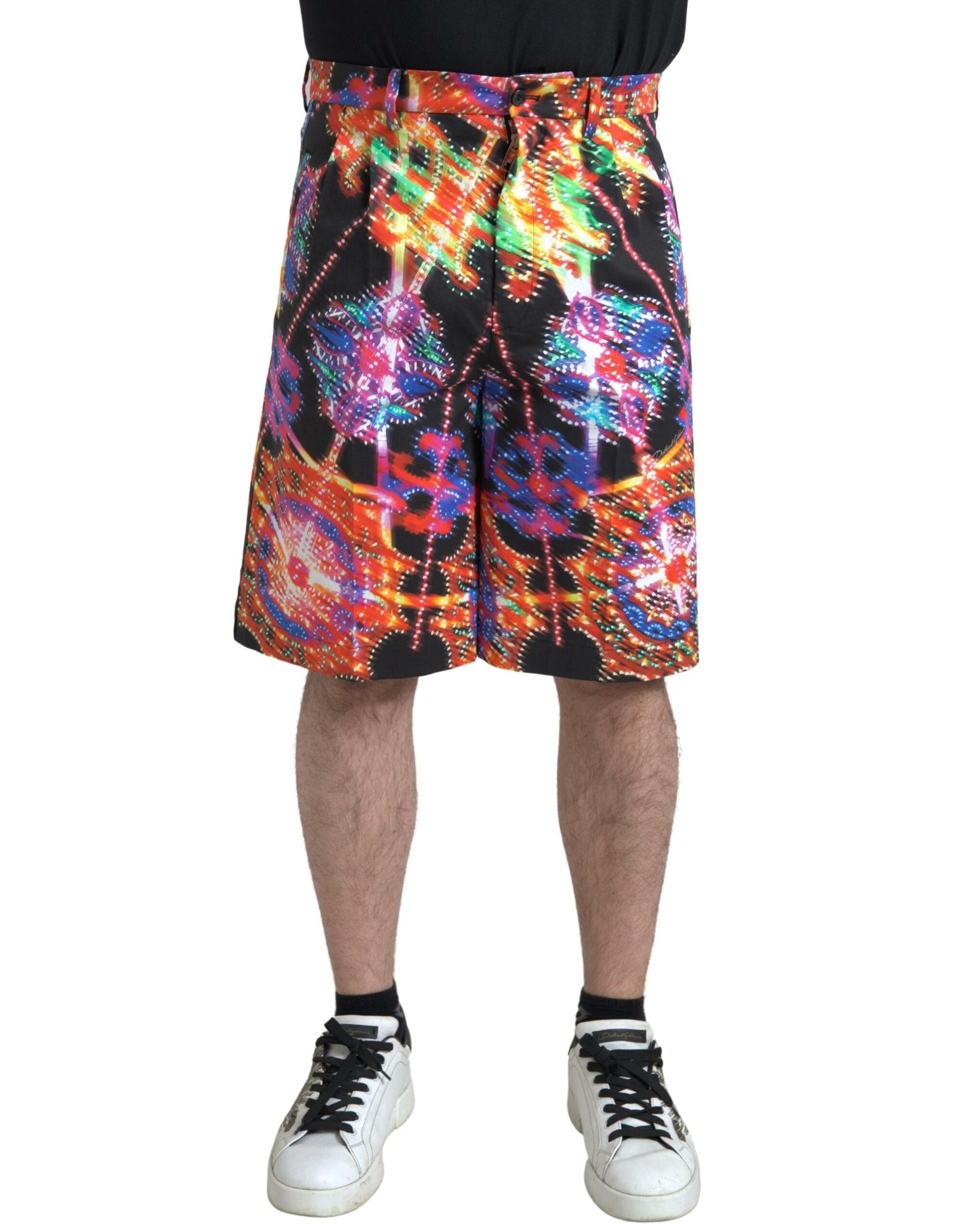 Dolce & Gabbana – Bermudashorts mit buntem Print