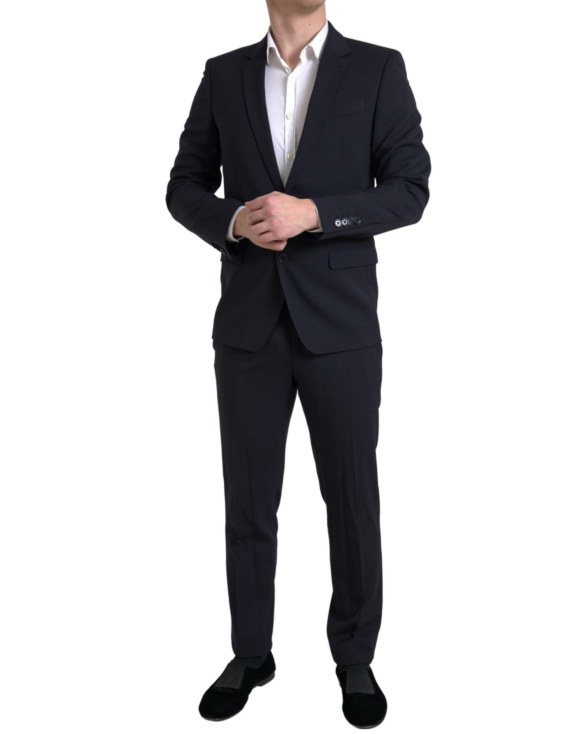 Dolce & Gabbana – Eleganter, dunkelblauer Martini-Anzug im Slim Fit
