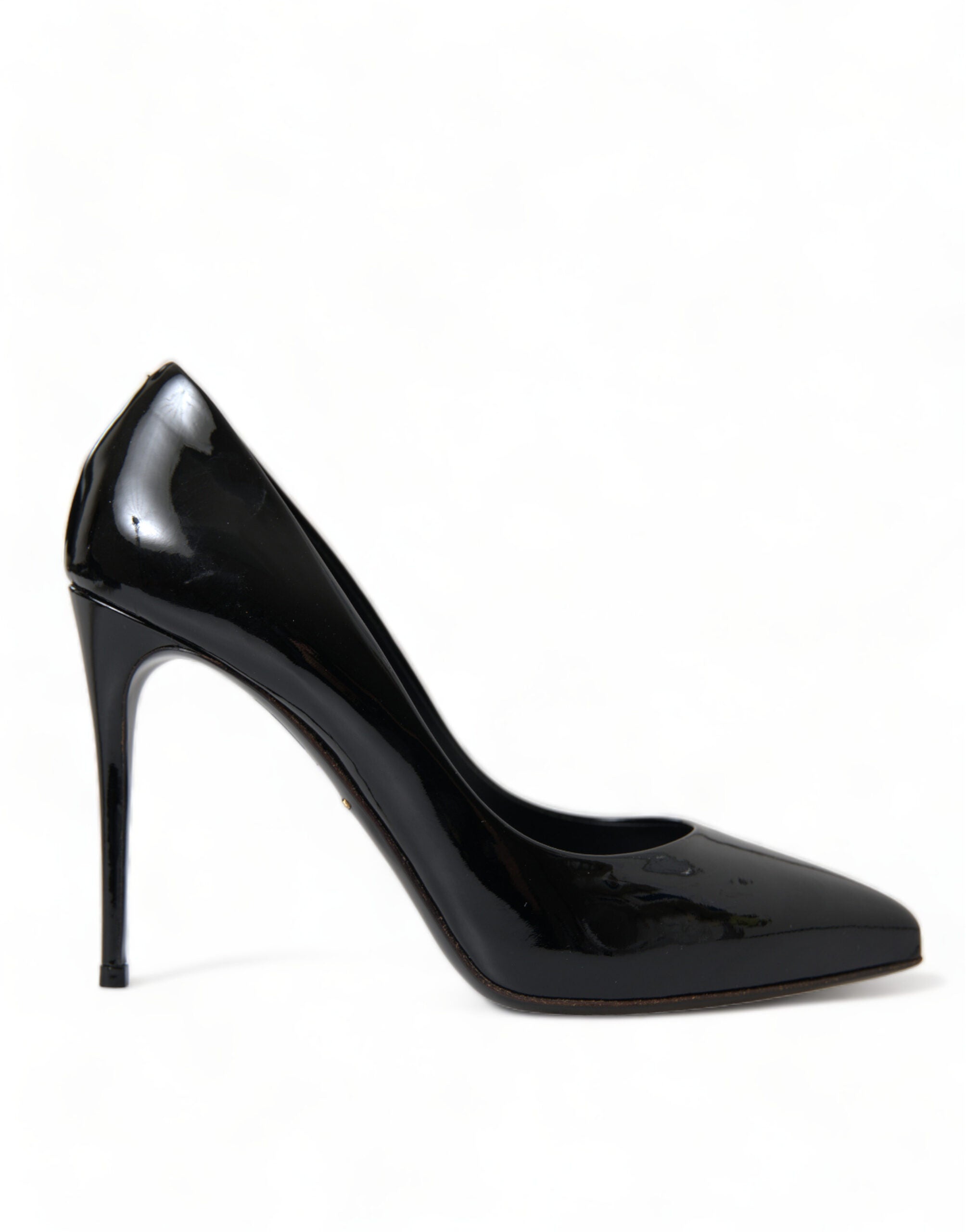 Dolce & Gabbana Elegante schwarze Lack-Stilettos