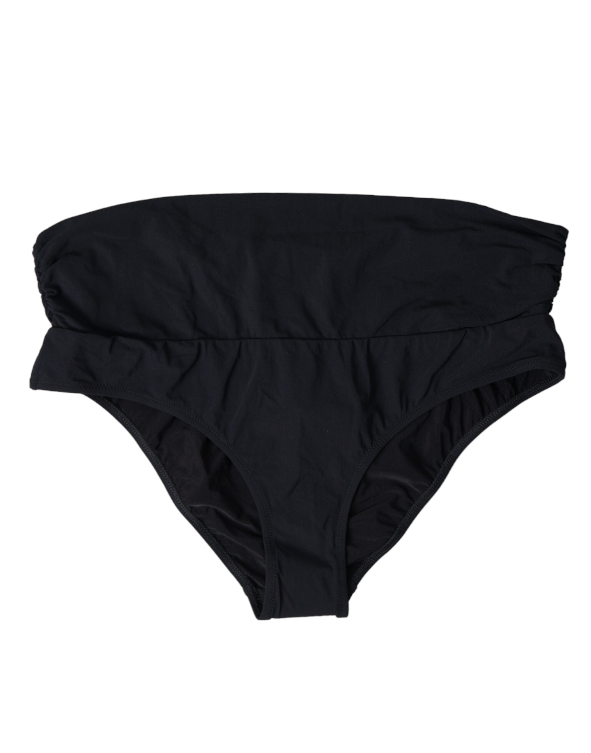 Dolce & Gabbana Elegantes schwarzes Bikinihöschen – Ultimative Strandeleganz