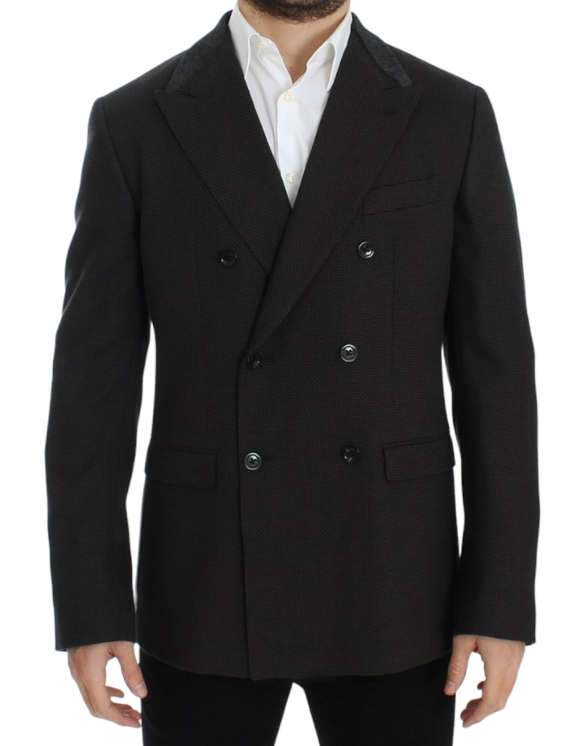 Dolce & Gabbana Eleganter Slim Fit Zweireihiger Blazer
