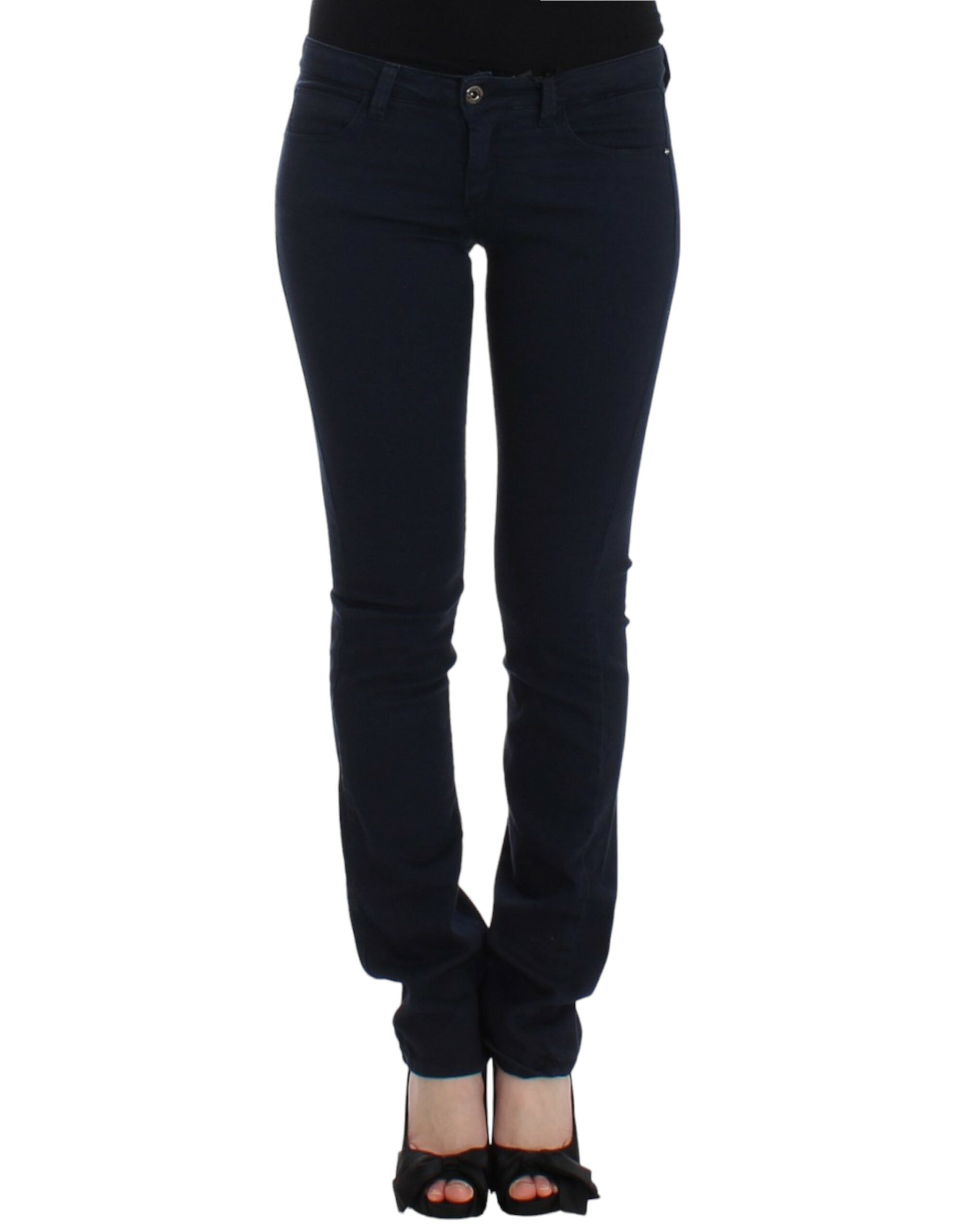 Costume National Chic Blaue Jeans mit geradem Bein