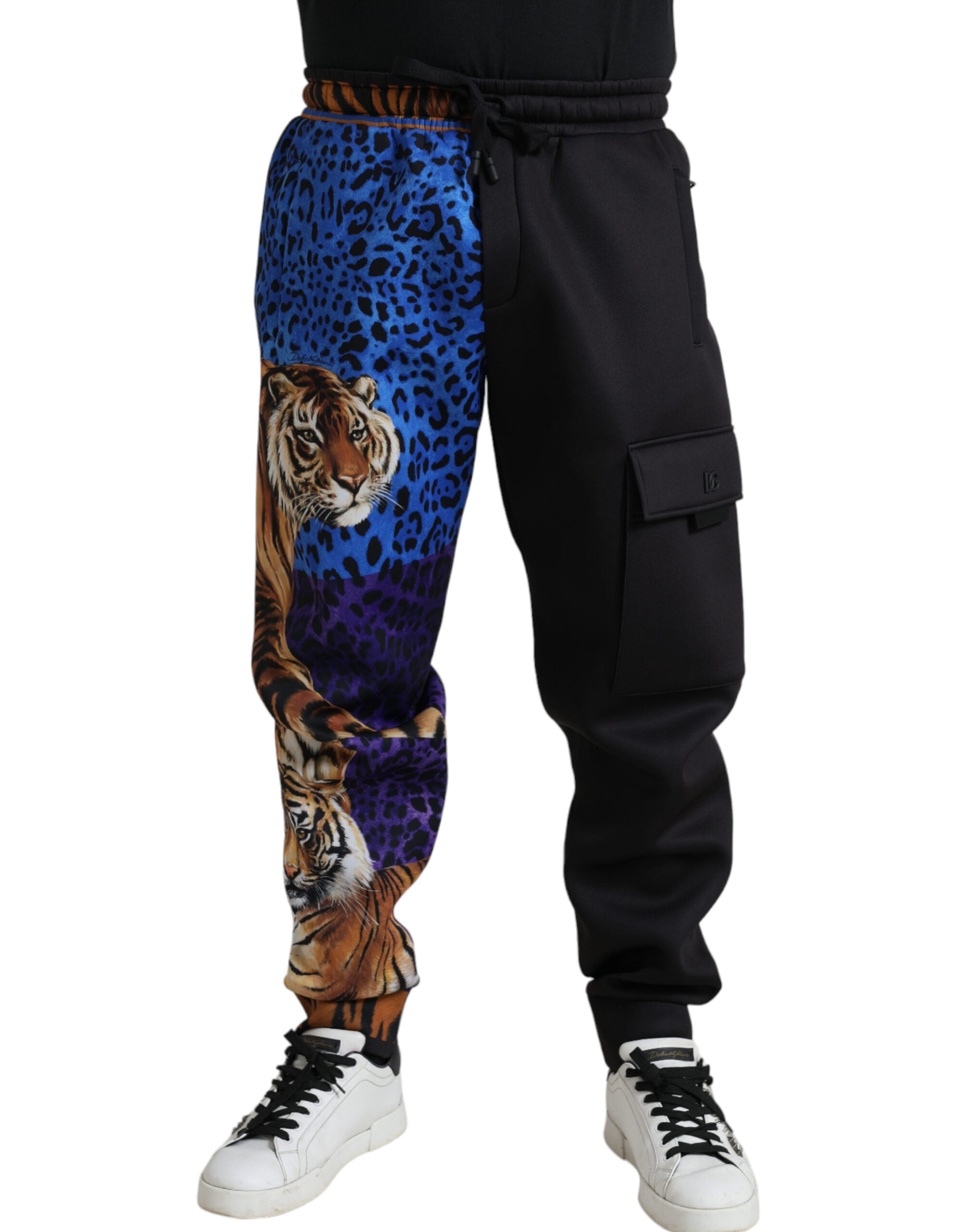 Dolce & Gabbana – Elegante Jogginghose mit Tiger-Print