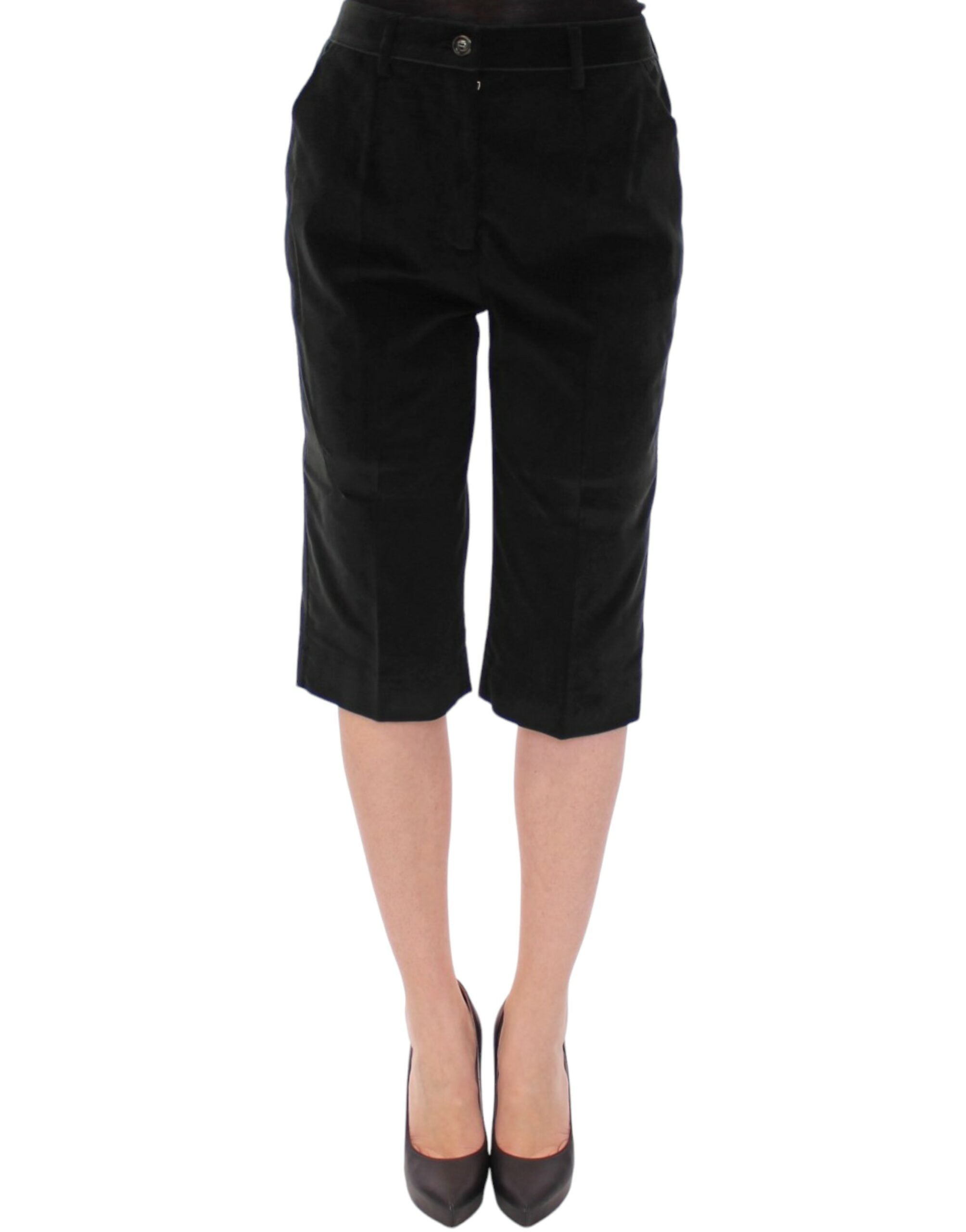 Dolce & Gabbana Elegante Designer-Shorts in Schwarz