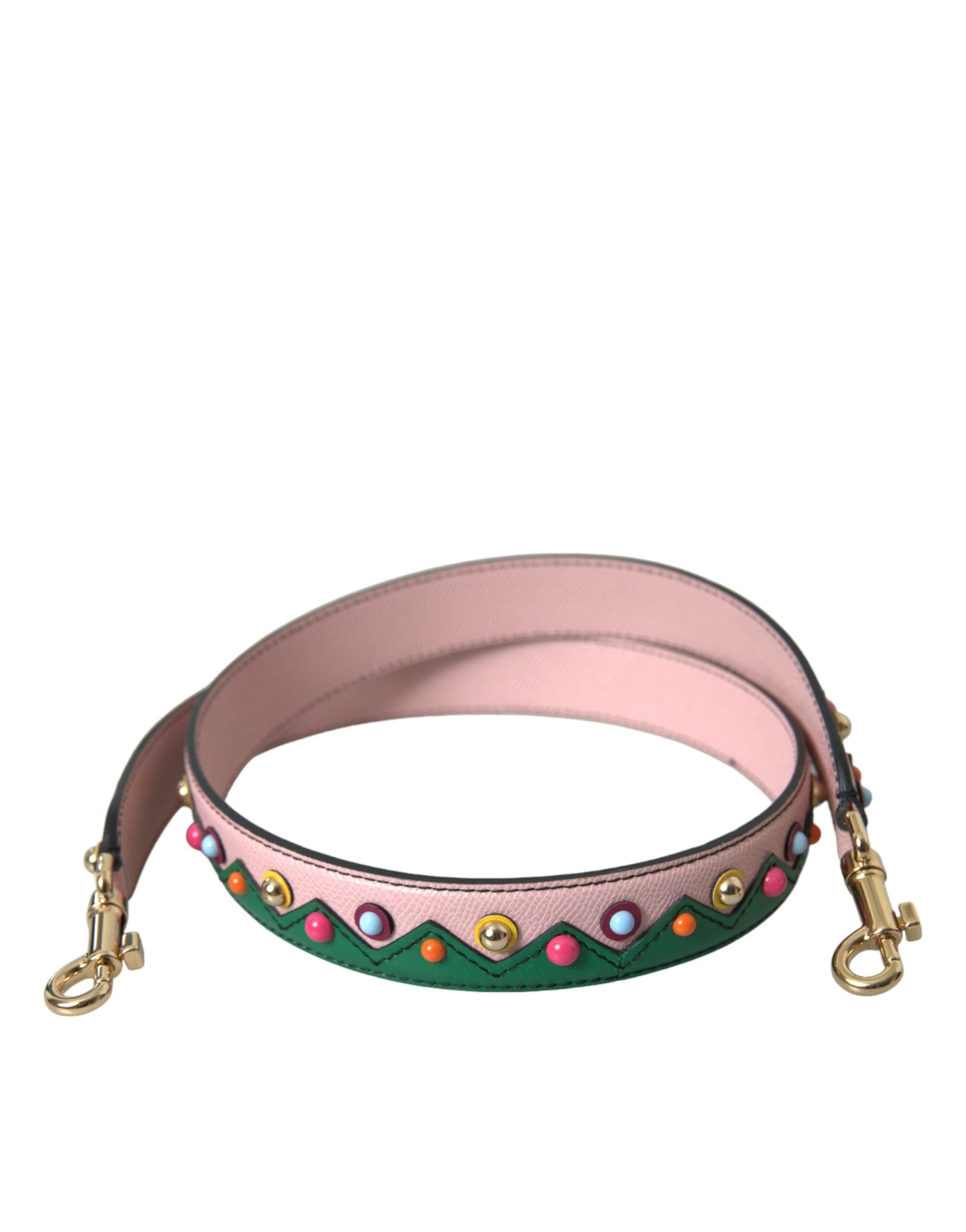 Dolce & Gabbana Rosa Leder Handtasche Zubehör Schultergurt