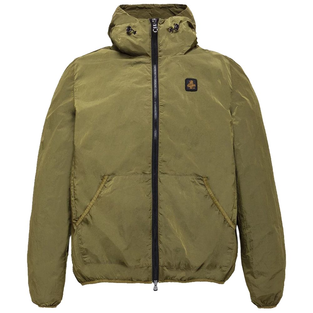 Refrigiwear Green Nylon Men Jacket