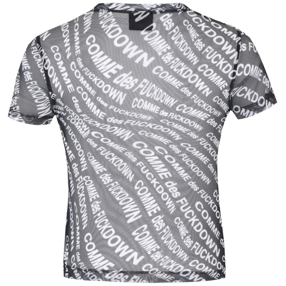 Comme Des Fuckdown Black Polyester Women T-Shirt