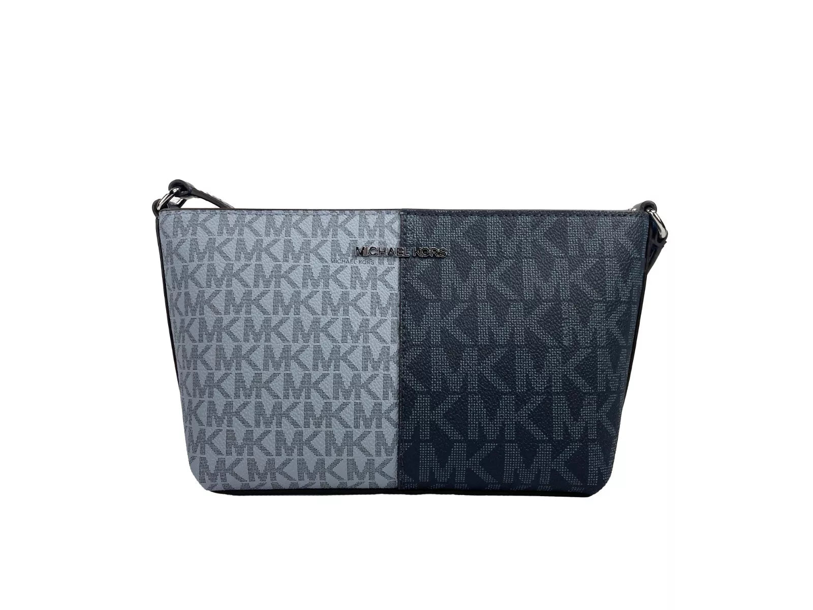 Michael Kors Jet Set Travel Kleine TZ Umhängetasche Geldbörse Blau