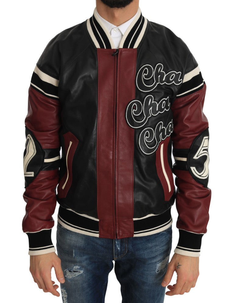 Dolce & Gabbana – Exquisite Bomberjacke aus Schaffellleder