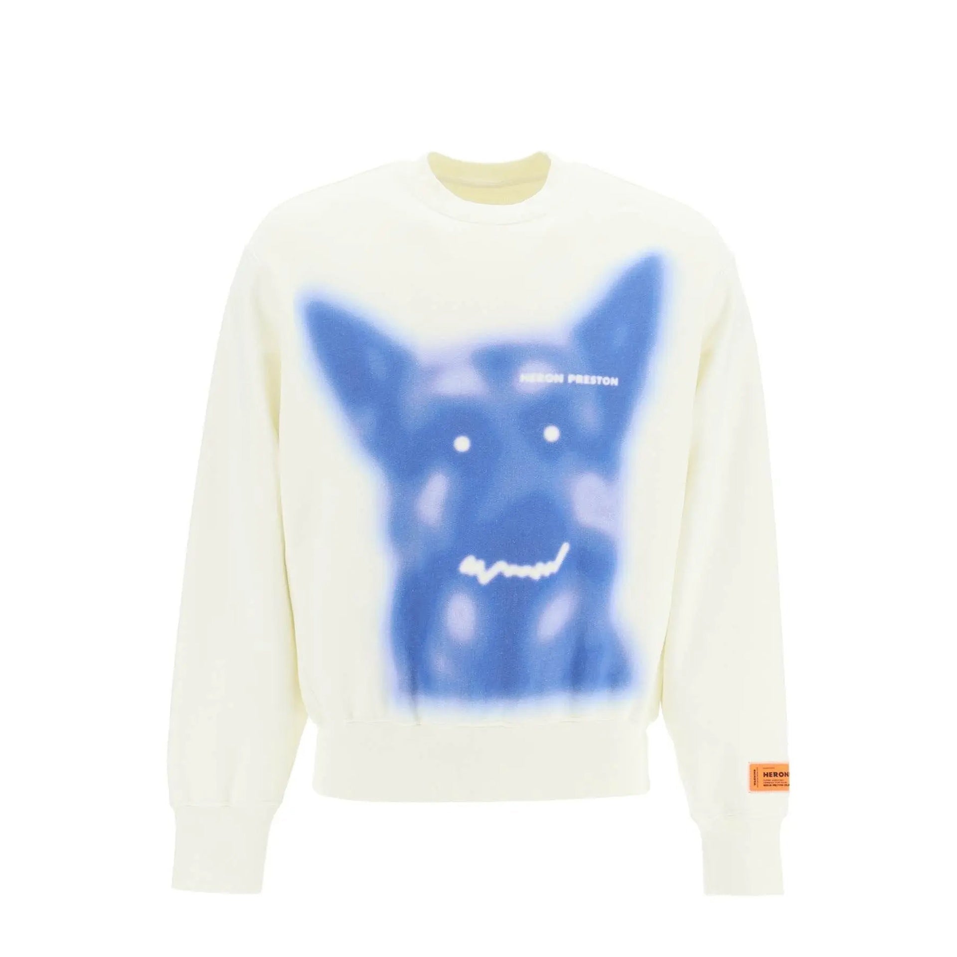 Heron Preston Beware Of Dog Cotton Sweatshirt - MEN CLOTHING - HERON PRESTON - Tluxy New