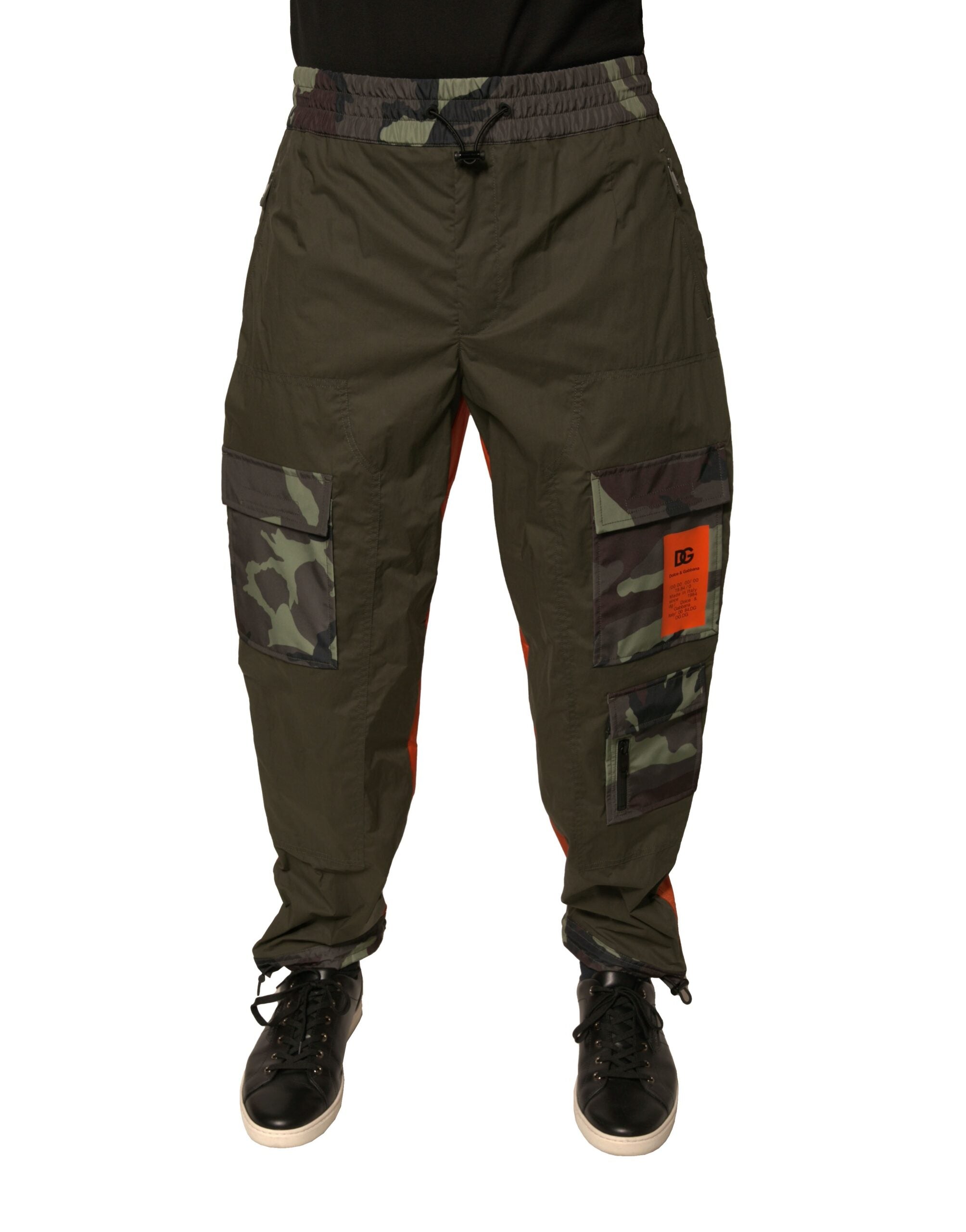 Dolce & Gabbana – Mehrfarbige Jogginghose mit Camouflage-Muster