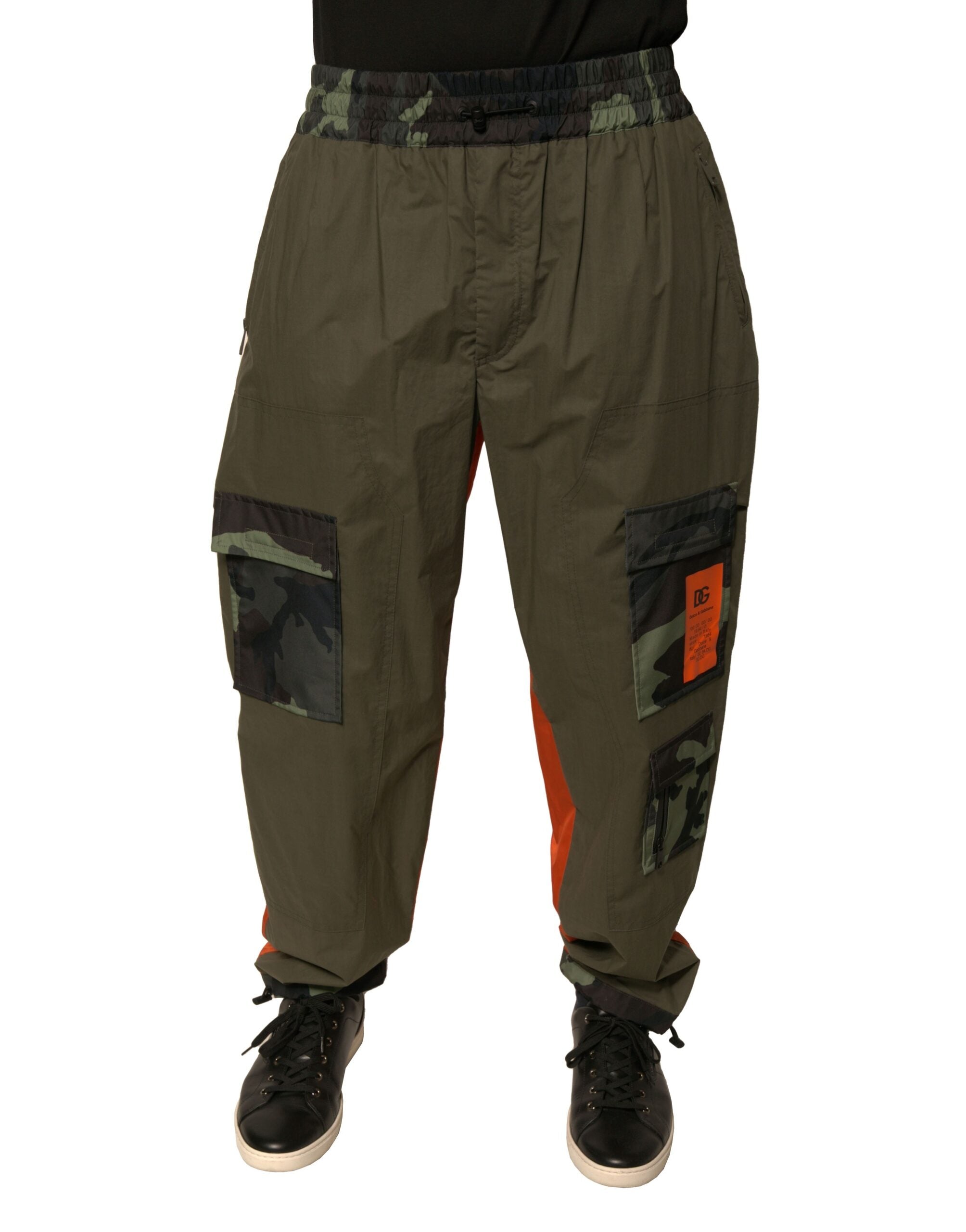Dolce & Gabbana – Mehrfarbige Jogginghose mit Camouflage-Muster