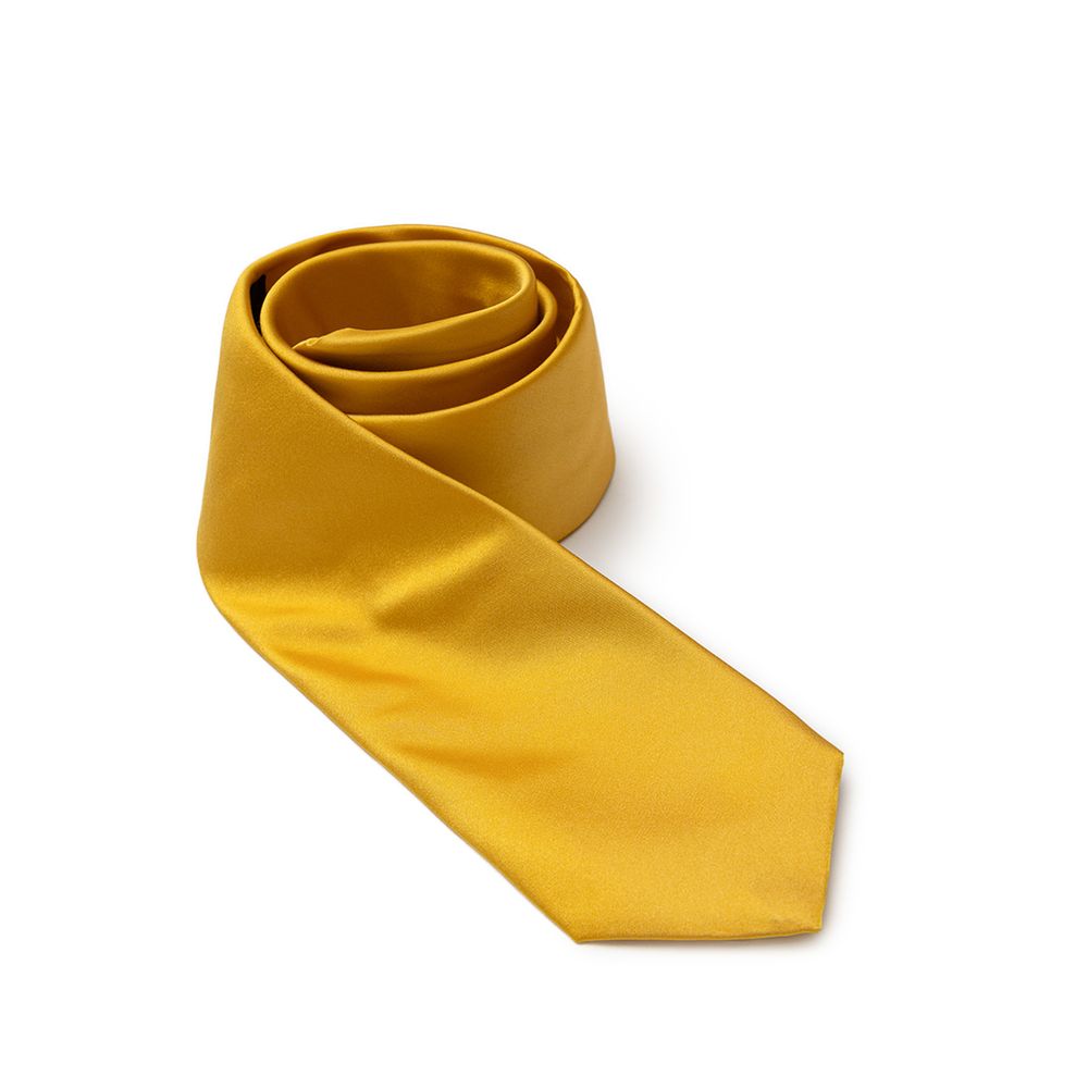 Dolce & Gabbana Goldene Seidenkrawatten und Fliegen