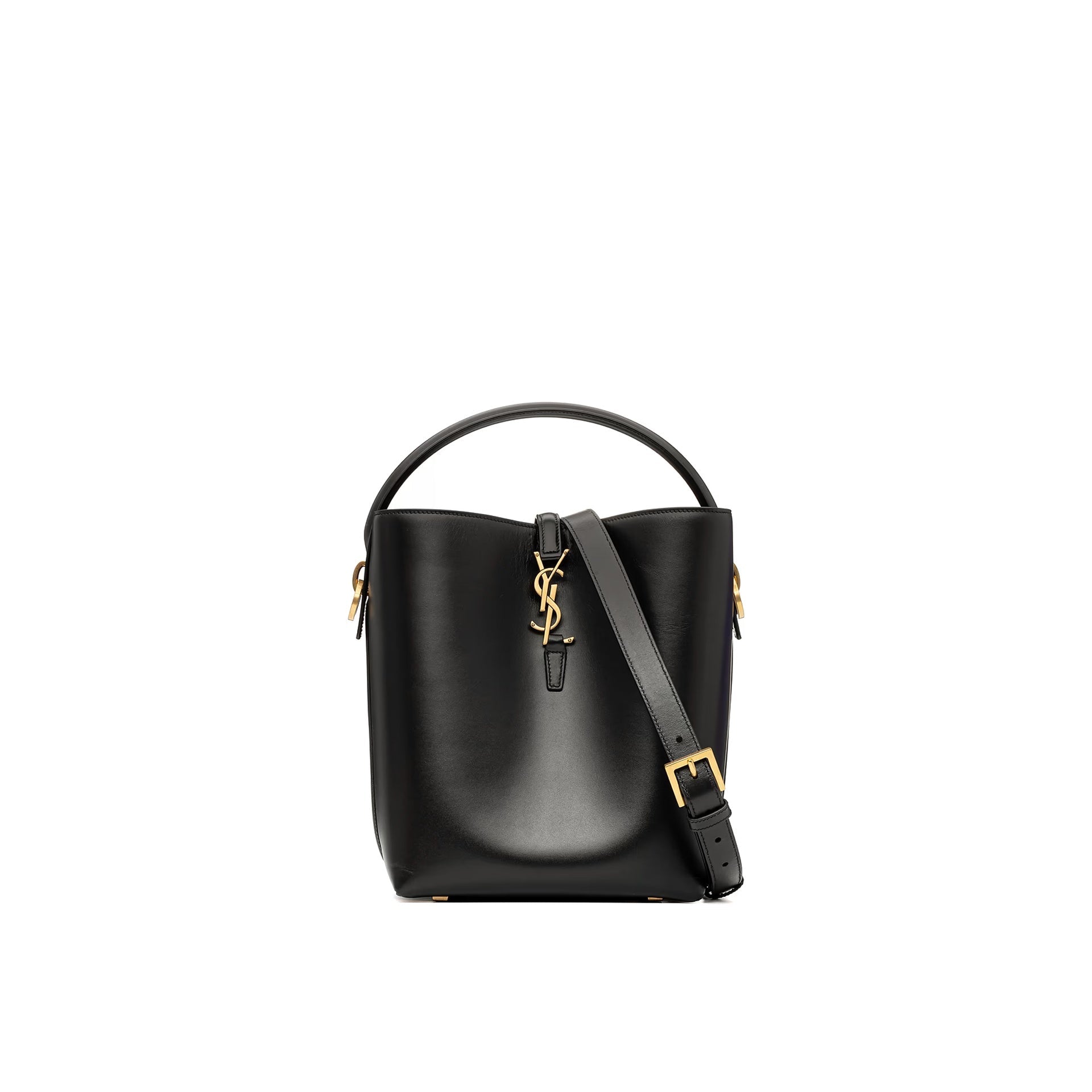 Saint Laurent Le 37 Small Leather Bucket Bag