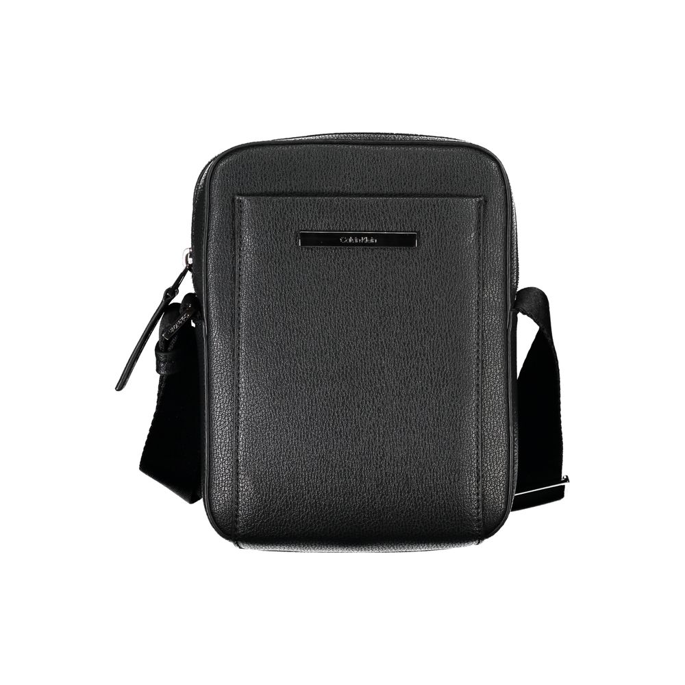 Calvin Klein – Elegante schwarze Schultertasche mit Logodetail
