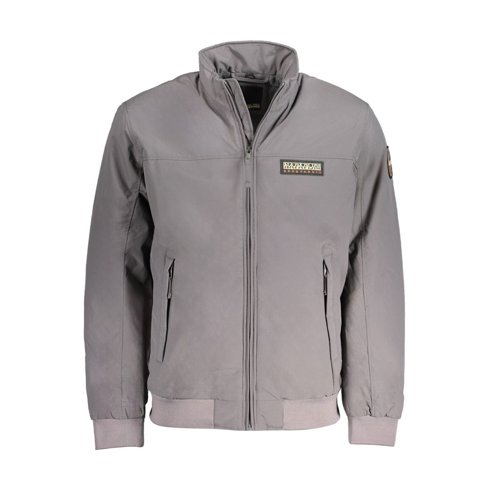Napapijri Graue Polyamid-Herrenjacke