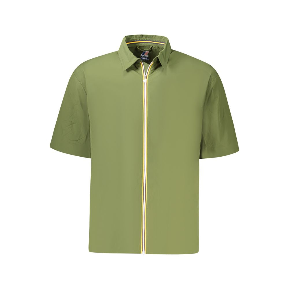 K-WAY Grüne Polyamid-Herrenjacke