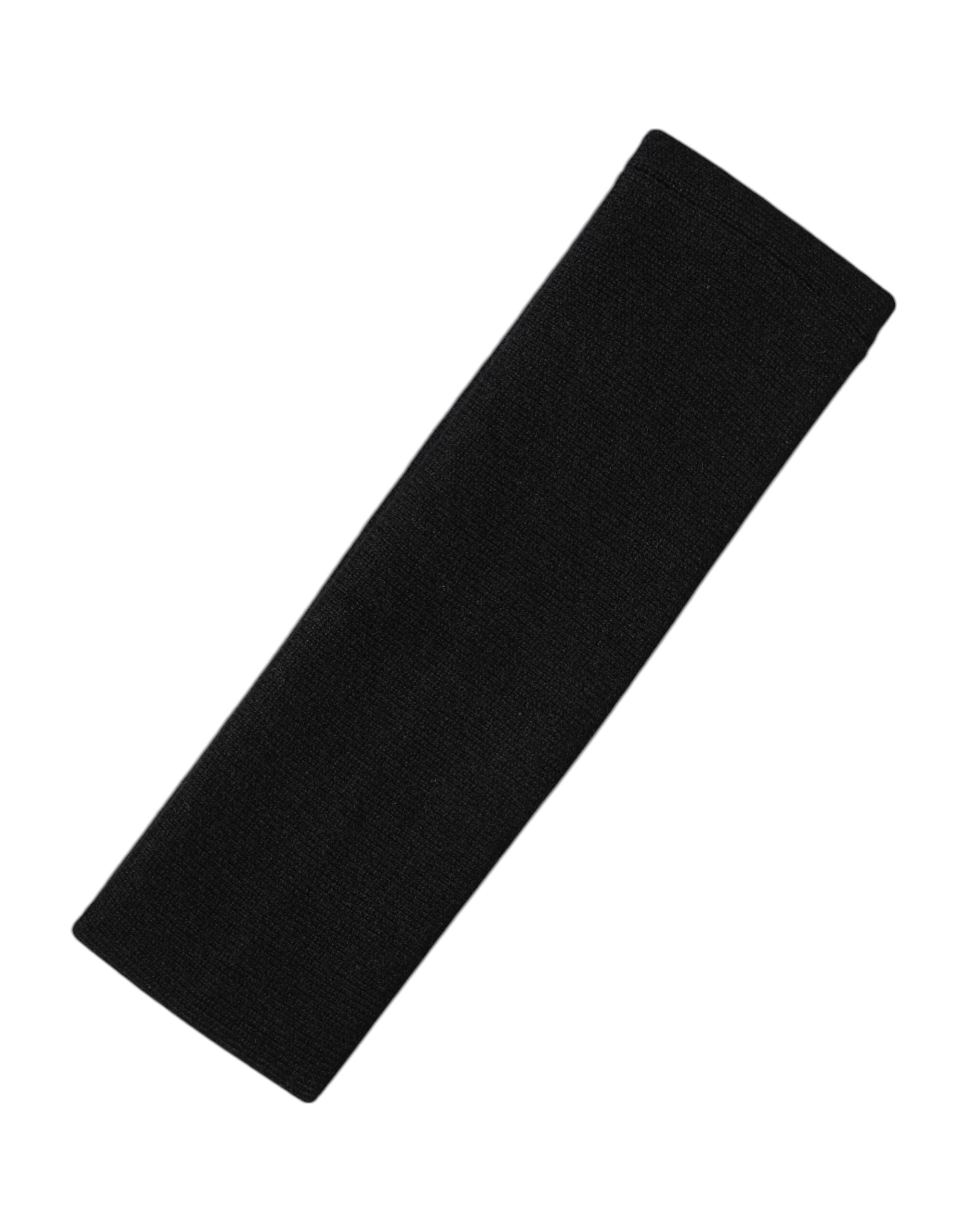 Dolce & Gabbana – Schwarze Strickmütze aus Kaschmir für Damen
