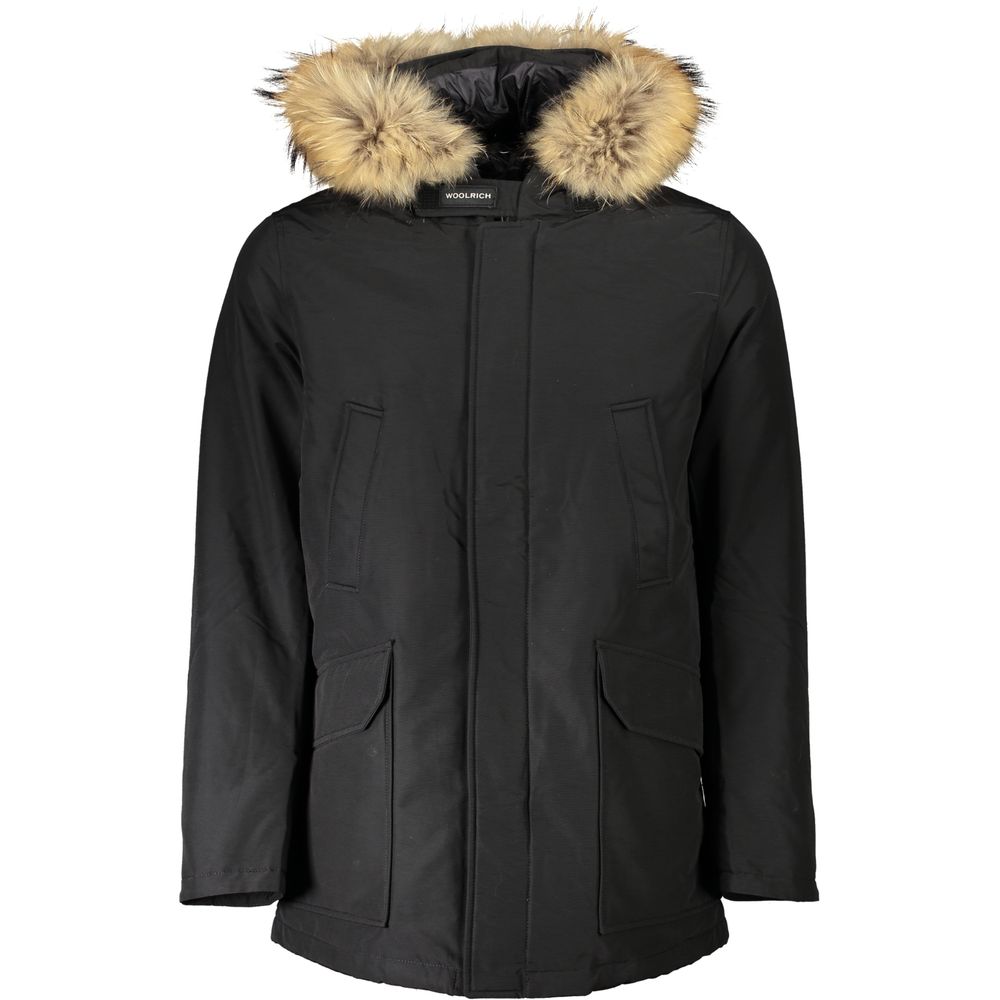 Woolrich Schwarze Baumwolljacke für Herren