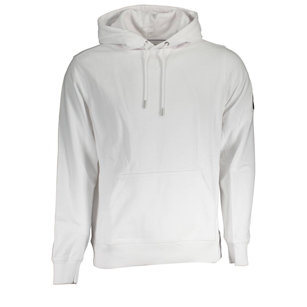 Calvin Klein – Weißer Baumwollpullover für Herren