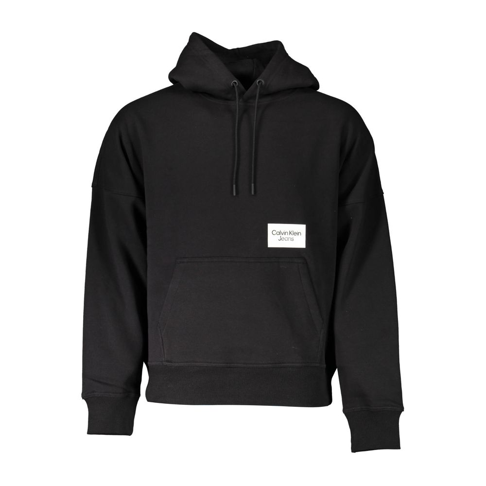 Calvin Klein Herrenpullover aus schwarzer Baumwolle
