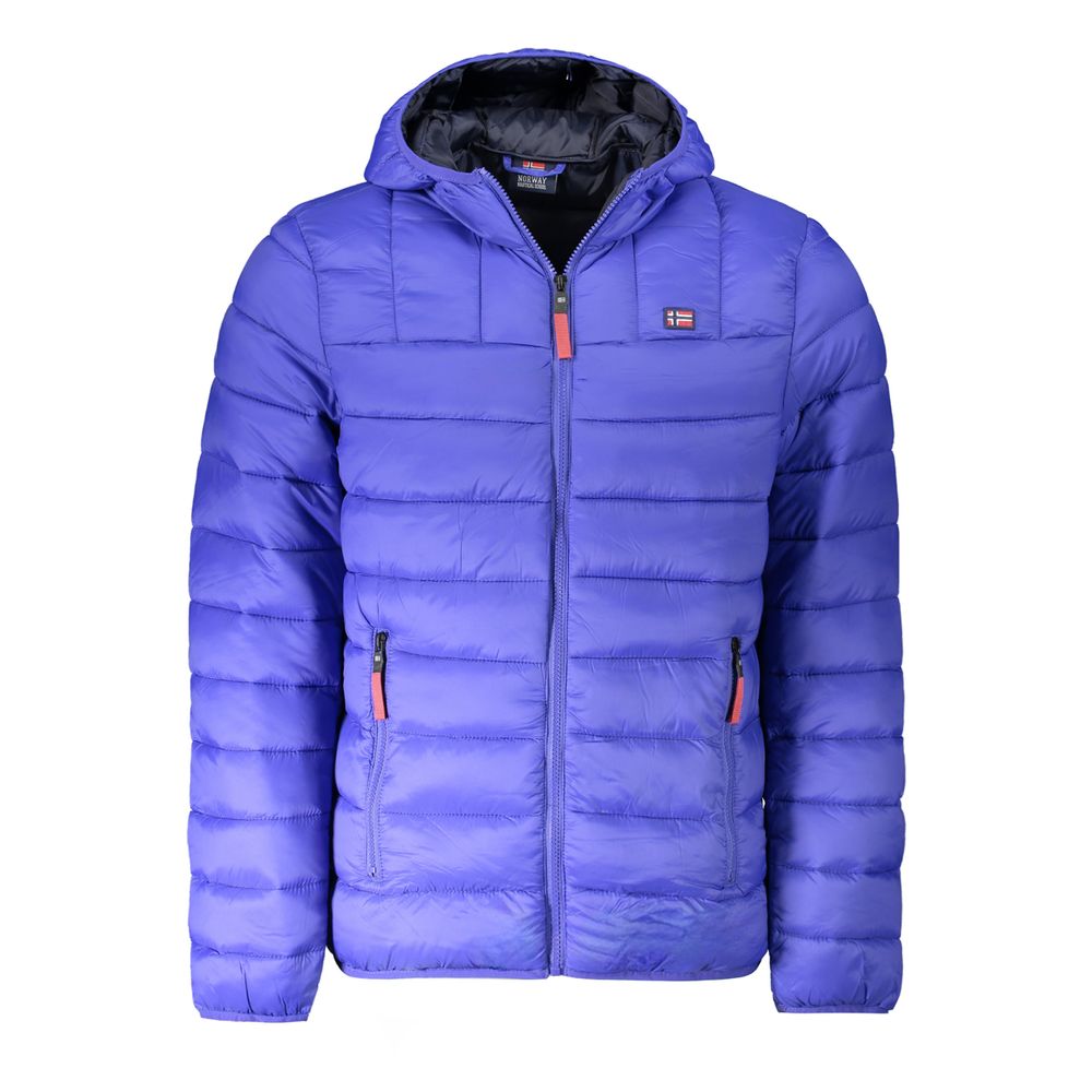 Norwegen 1963 Blaue Polyamid-Herrenjacke