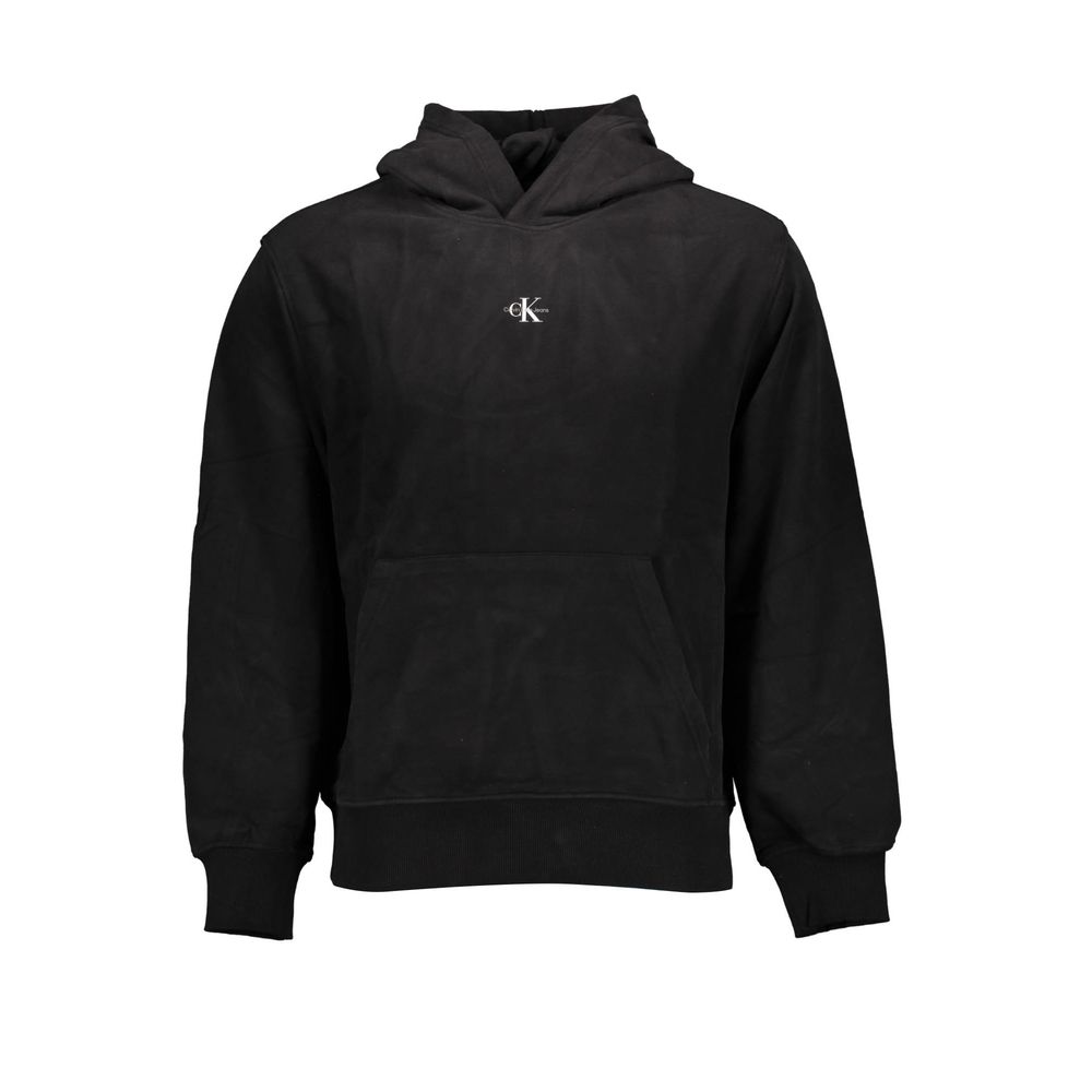 Calvin Klein Herrenpullover aus schwarzer Baumwolle
