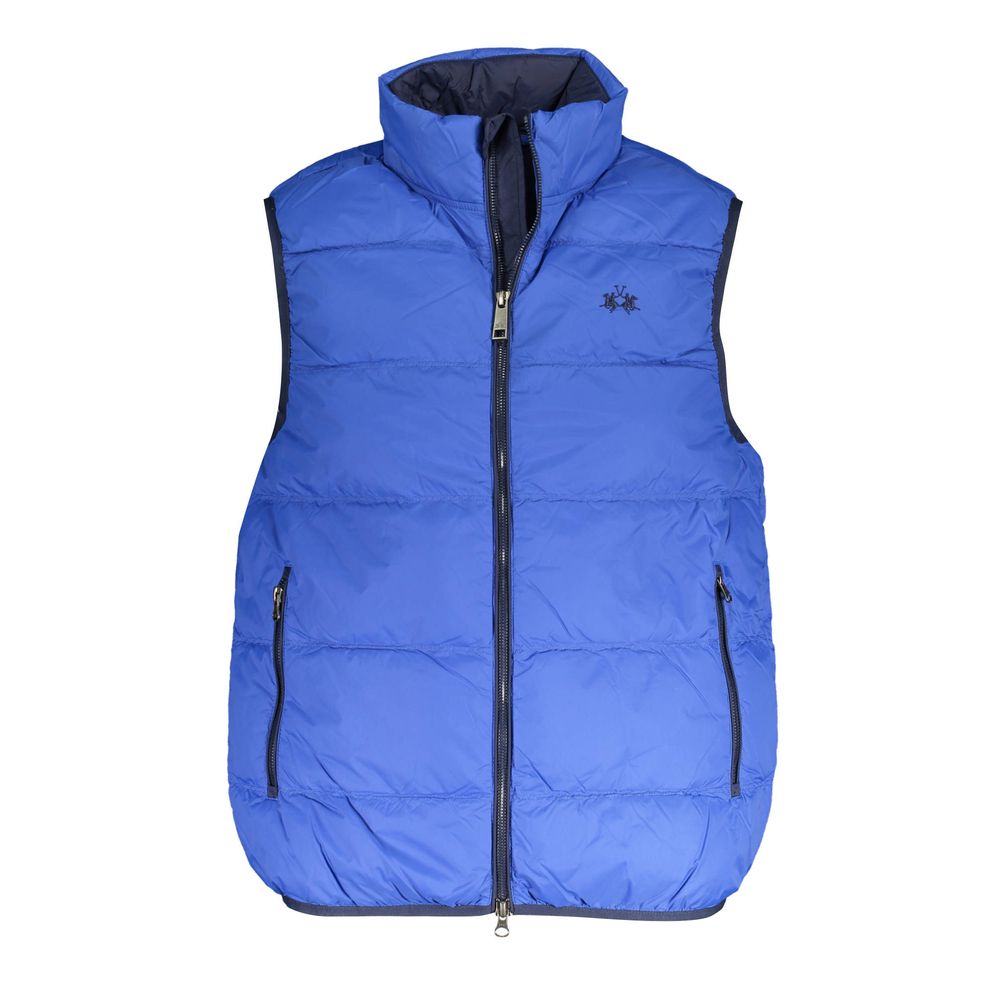 La Martina Blaue Polyamid-Herrenjacke