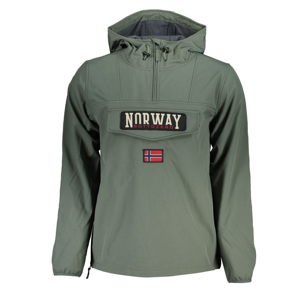 Norwegen 1963 Grüne Polyester-Herrenjacke