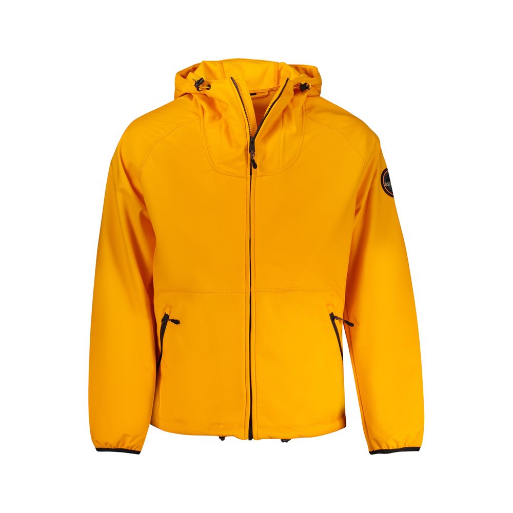Napapijri Orangefarbene Herrenjacke aus recyceltem Polyester