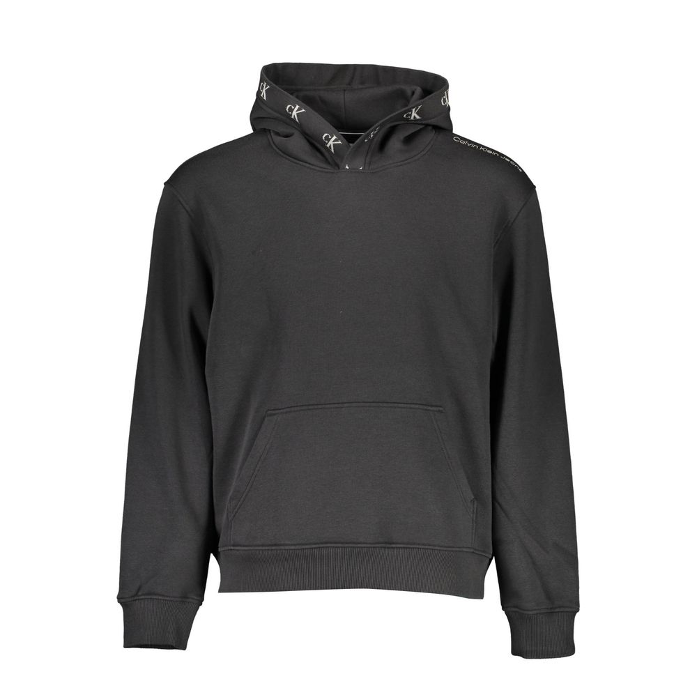 Calvin Klein Herrenpullover aus schwarzer Baumwolle